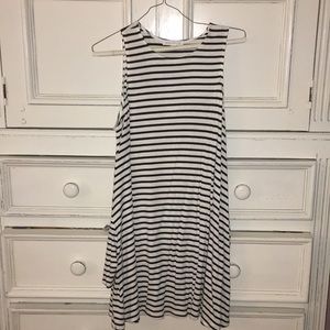 Black and white t shirt dress